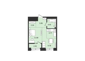 Продажа 2-комнатной квартиры, 40.2 м2, Хабаровск, Албанский переулок