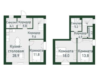 Продаю 3-ком. квартиру, 102 м2, Челябинская область