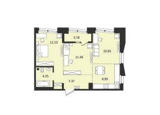 Продается трехкомнатная квартира, 58.4 м2, Хабаровск, Албанский переулок