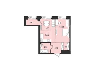 Продам двухкомнатную квартиру, 42.6 м2, Хабаровск, Албанский переулок