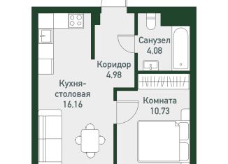 Продаю однокомнатную квартиру, 36 м2, Челябинская область