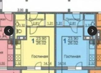 Продаю квартиру студию, 25 м2, Челябинская область, 2-я Эльтонская улица, 59А