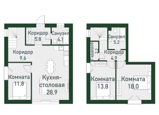 Продажа трехкомнатной квартиры, 102.3 м2, Челябинская область, Спортивная улица, 20