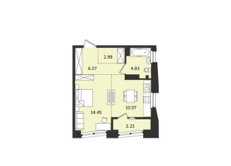 Продам 1-комнатную квартиру, 42.8 м2, Хабаровский край, Албанский переулок