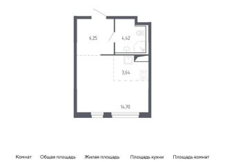 Продажа квартиры студии, 29 м2, Тюмень, жилой комплекс Чаркова 72, 1.1