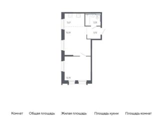 Продам однокомнатную квартиру, 42.4 м2, Владивосток