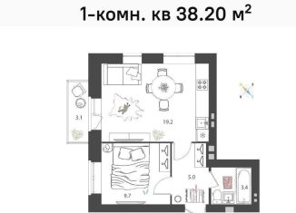 Продажа 1-ком. квартиры, 38.2 м2, Нижегородская область