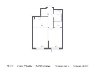 Продажа однокомнатной квартиры, 52.9 м2, Красногорск, жилой комплекс Спутник, 23