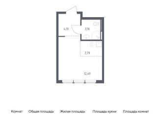 Продается квартира студия, 22.5 м2, Москва, жилой комплекс Остафьево, к23