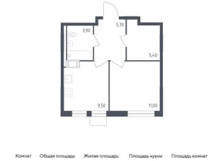 Продажа 1-ком. квартиры, 35.5 м2, Санкт-Петербург
