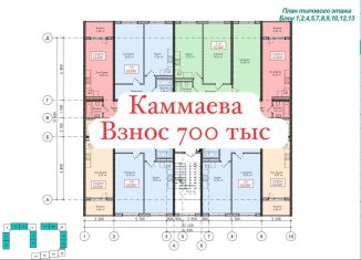 Продажа квартиры студии, 35 м2, Махачкала, улица Каммаева, 20Б, Кировский район