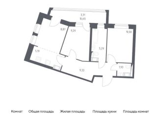 Продаю двухкомнатную квартиру, 53.2 м2, Санкт-Петербург
