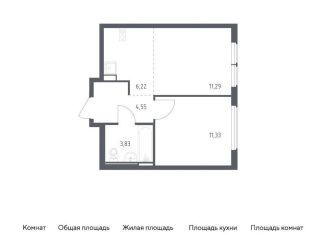 Продам однокомнатную квартиру, 37.2 м2, Москва, жилой комплекс Остафьево, к20
