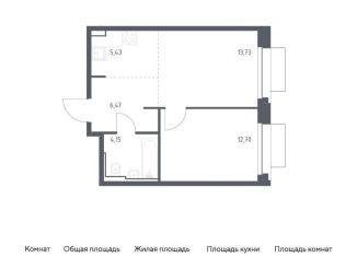 Продаю 1-комнатную квартиру, 42.5 м2, Москва, ЮАО