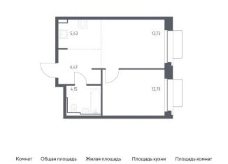 Продается однокомнатная квартира, 42.5 м2, Москва, ЮАО