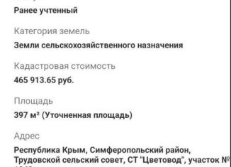 Продажа земельного участка, 4 сот., село Трудовое, 40-я улица