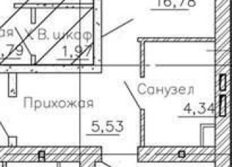 Продается 1-комнатная квартира, 44.1 м2, Воронежская область
