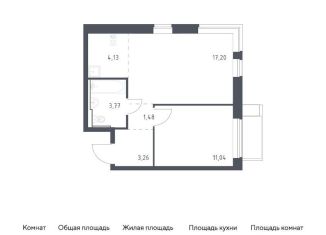 Продажа однокомнатной квартиры, 40.9 м2, Московская область, жилой комплекс Егорово Парк, к3.2