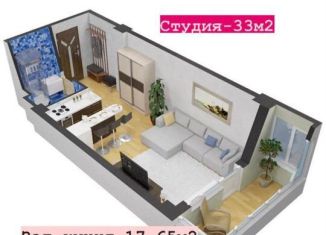 Продам квартиру студию, 33 м2, Махачкала, Ленинский район, проспект Насрутдинова, 150