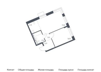 1-комнатная квартира на продажу, 40.8 м2, Москва, Молжаниновский район, жилой комплекс Молжаниново, к5