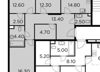 Продам трехкомнатную квартиру, 85.2 м2, Московская область, жилой комплекс Новое Медведково, к35