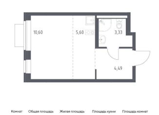 Продается квартира студия, 24 м2, Московская область, жилой комплекс Новое Видное, 14.1
