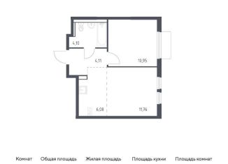 Продаю 1-комнатную квартиру, 37 м2, деревня Мисайлово, Каширское шоссе - Молоково - Андреевское