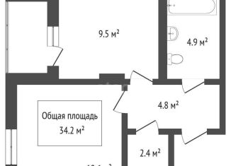 Продам 1-комнатную квартиру, 34 м2, Новосибирск, Большевистская улица, 108, метро Октябрьская