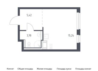 Продам квартиру студию, 24.4 м2, Ленинградская область