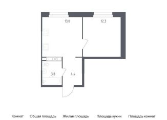 Продажа однокомнатной квартиры, 33.5 м2, Москва, жилой комплекс Ольховый Квартал, к1