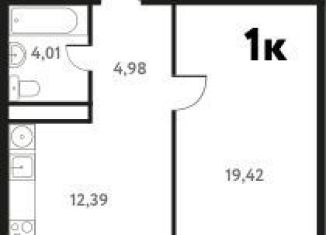 Продажа 1-комнатной квартиры, 42.3 м2, Пушкино, Школьная улица, 28к2