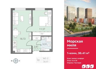 Продажа однокомнатной квартиры, 36.4 м2, Санкт-Петербург, Красносельский район