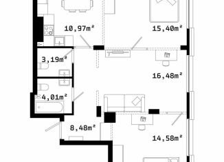 Продажа 2-комнатной квартиры, 73.1 м2, Челябинск, улица Труда, 187