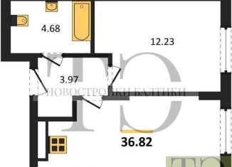 Продажа 1-ком. квартиры, 36.8 м2, Светлогорск