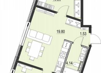 2-комнатная квартира на продажу, 59 м2, Санкт-Петербург, Василеостровский район
