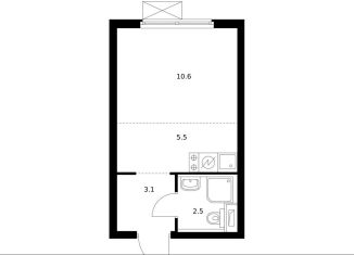 Продажа квартиры студии, 21.7 м2, Котельники