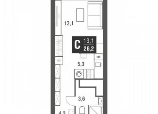Продаю квартиру студию, 26.1 м2, Москва, проезд Серебрякова, 11к2, метро Свиблово