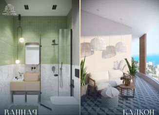 Однокомнатная квартира на продажу, 45.5 м2, Ялта