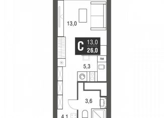 Продаю квартиру студию, 25.9 м2, Москва, проезд Серебрякова, 11к2, метро Свиблово