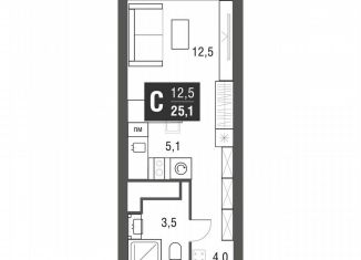 Продается квартира студия, 24.9 м2, Москва, проезд Серебрякова, 11к2, метро Свиблово