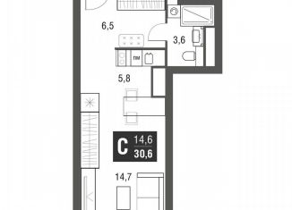 Продаю квартиру студию, 30 м2, Москва, проезд Серебрякова, 11к2, метро Свиблово