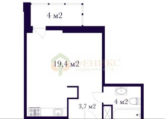 Продается квартира студия, 27.1 м2, городской посёлок Новоселье, Невская улица, 7/4, ЖК Уютный
