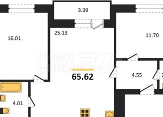 Продаю 3-ком. квартиру, 78.4 м2, Калининград