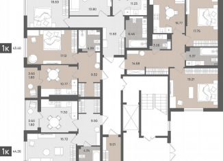 Продается 1-ком. квартира, 45.2 м2, Светлогорск