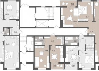 Продается трехкомнатная квартира, 88.6 м2, Светлогорск