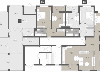Продается 3-ком. квартира, 89.7 м2, Светлогорск