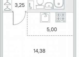 Продается квартира студия, 27.8 м2, городской посёлок Янино-1