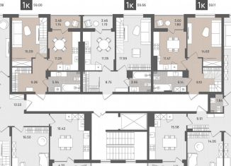 Продается однокомнатная квартира, 61.4 м2, Светлогорск