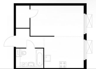 Продается 1-ком. квартира, 33.7 м2, Москва, станция Перерва, Иловайская улица, 13с1