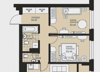 Продается 2-ком. квартира, 62.6 м2, Нижний Новгород, Линдовская улица, метро Буревестник